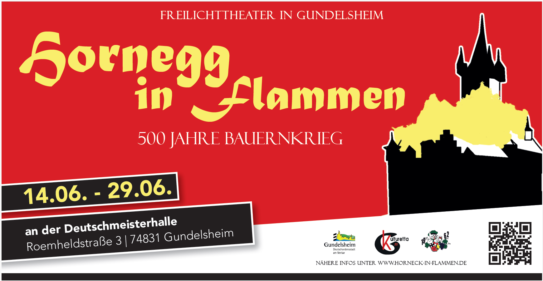 Ticketverkauf Horneck in Flammen